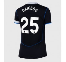 Chelsea Moises Caicedo #25 Koszulka Trzecia damskie 2025-26 Krótki Rękaw